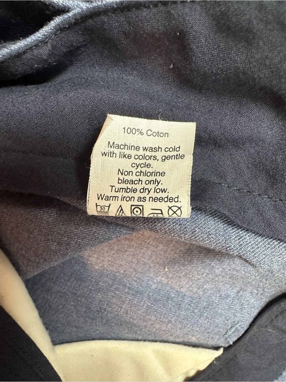 J.Crew Bedford Blue Cotton Chino Dress Pants Men’s 35x32 Flat Front